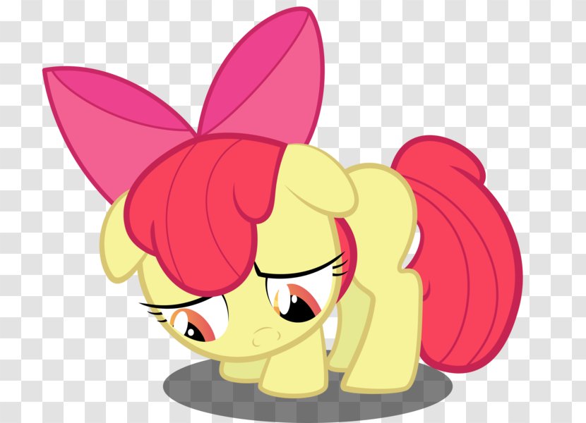 Pony Apple Bloom Crying Sadness - Frame - Watercolor Transparent PNG