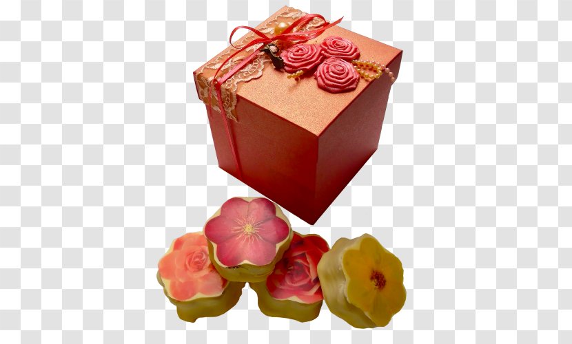 Praline Gift - Flower - Box Transparent PNG
