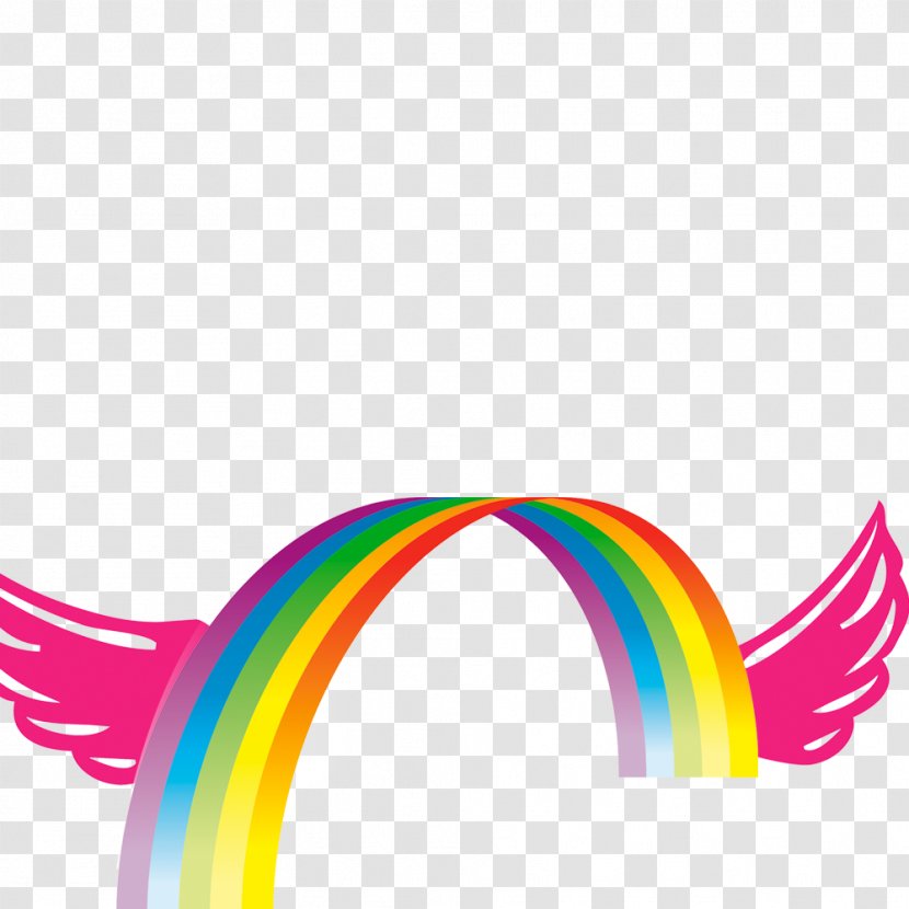 Download Computer File - Gratis - Rainbow Wings Transparent PNG