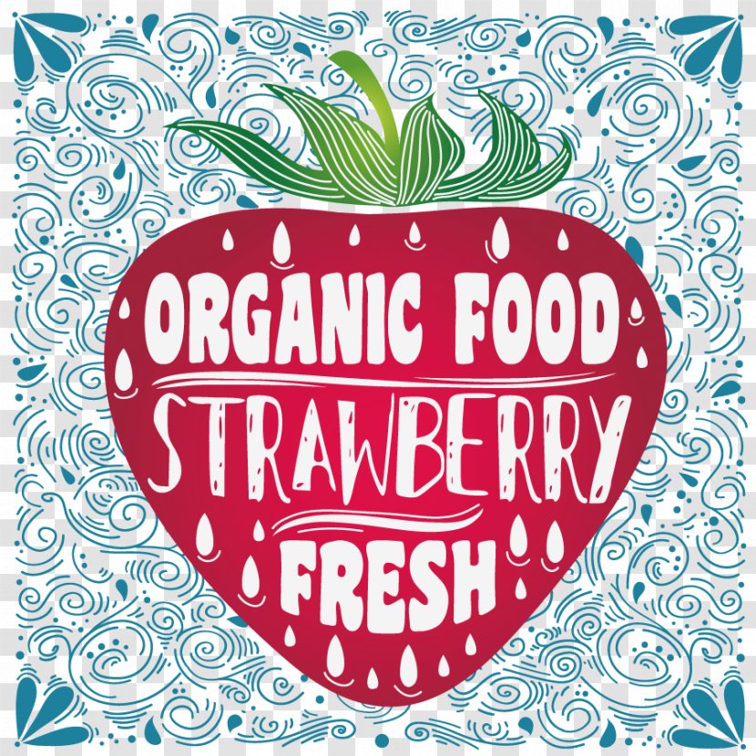 Food Drawing Illustration - Frame - Shape Strawberry Transparent PNG
