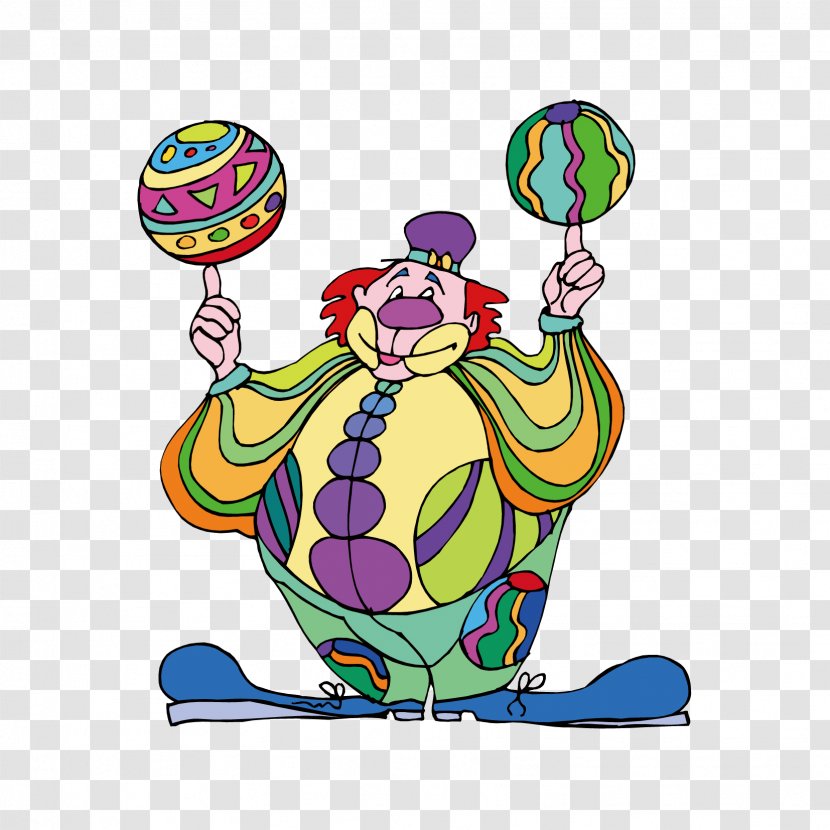 Clown Clip Art Image Pierrot - Carnival - Acrobat Border Transparent PNG