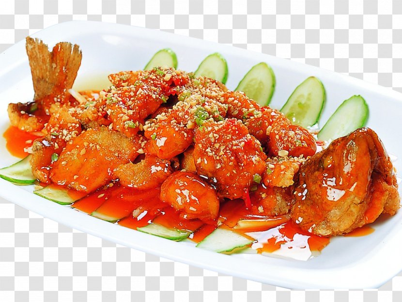 Sweet And Sour Chinese Cuisine Sichuan Vegetable Regional - Pakistani - Delicious Fish Transparent PNG