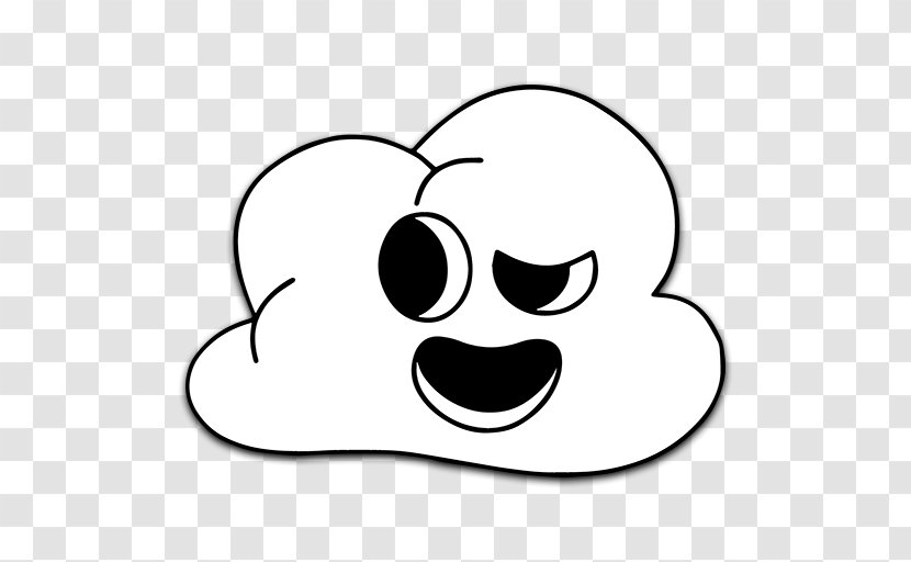 Snout Smiley Clip Art Happiness Monochrome - Smile Transparent PNG