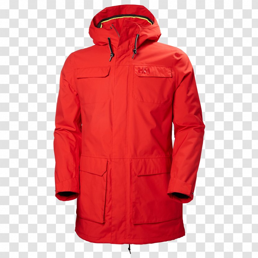 Jacket Coat Clothing Parka Helly Hansen - Raincoat Transparent PNG