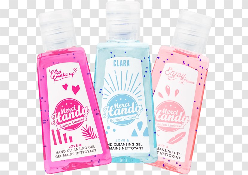 Lotion Merci Handy Gel Hand Sanitizer Disinfectants - Cushion - Nettoyant Transparent PNG