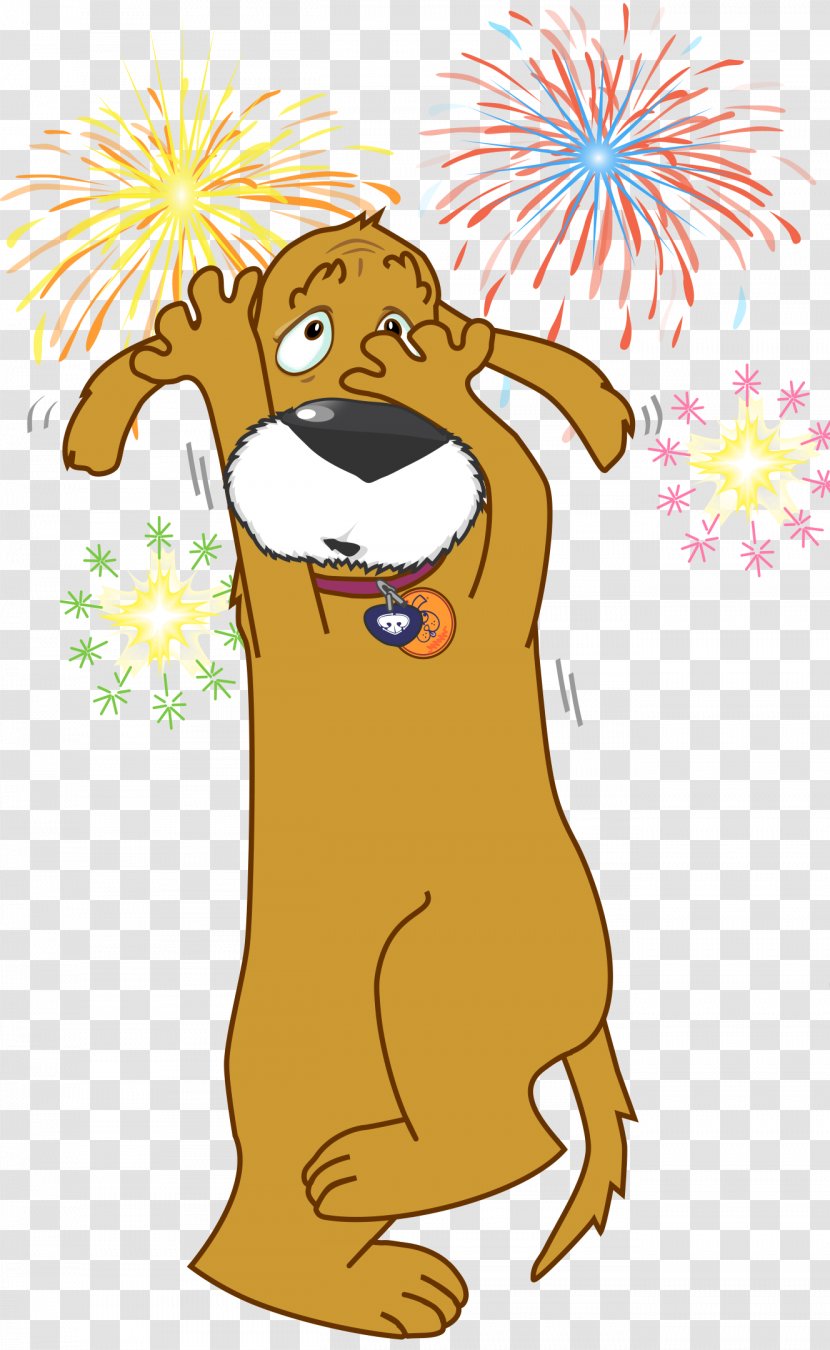 Dog Lion Firecracker Fireworks Independence Day - Mammal - Play Puppy Transparent PNG