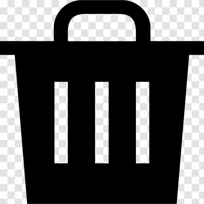 Rubbish Bins & Waste Paper Baskets Trash Recycling - Black - Logo Transparent PNG