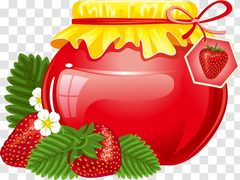 Marmalade Fruit Preserves Royalty-free Clip Art - Food - Canned Strawberry Transparent PNG