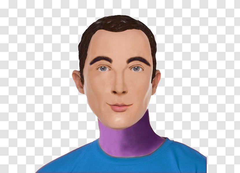 Jim Parsons Sheldon Cooper The Big Bang Theory Mask Penny - Television Transparent PNG