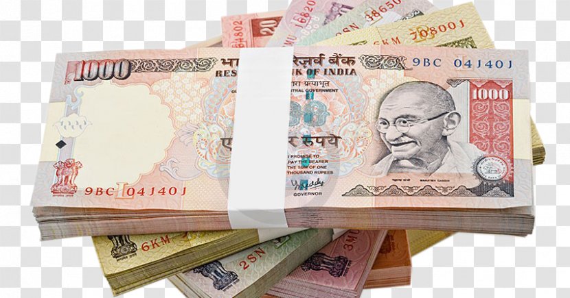 Indian Rupee Sign Money Clip Art - India - Rupees Transparent PNG