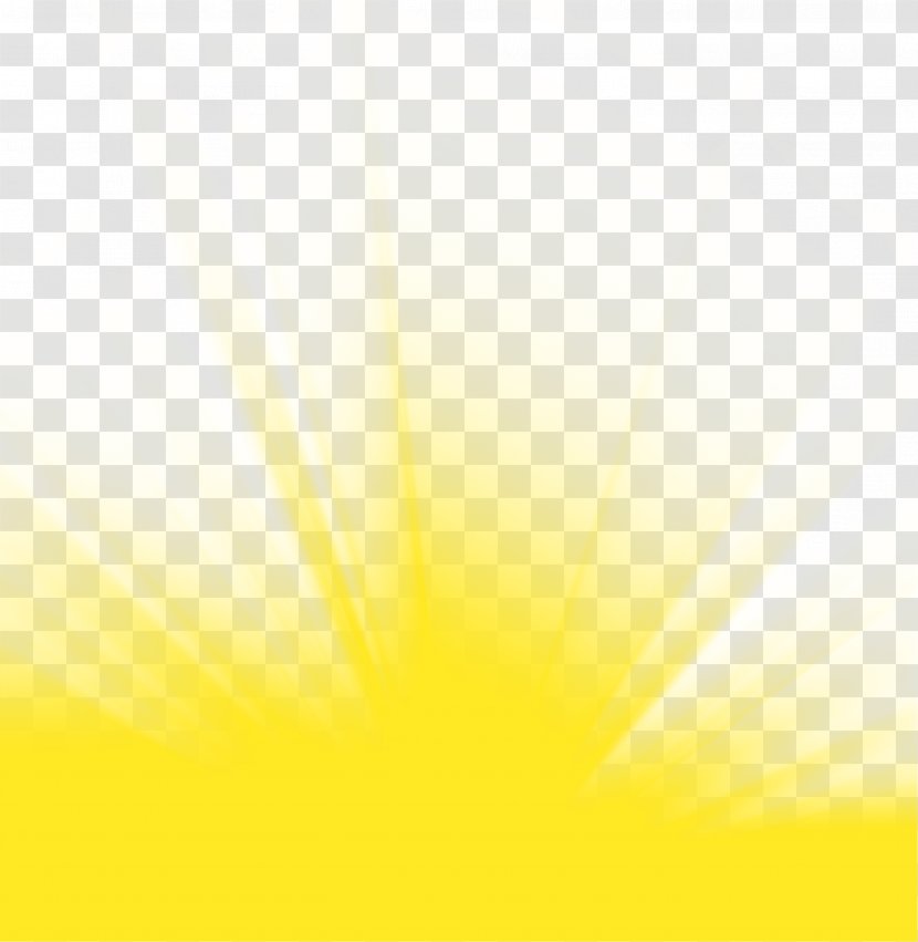 Sunlight Sky Yellow Close-up Wallpaper - Computer - Radiation In The Form Of A Light Effect Transparent PNG