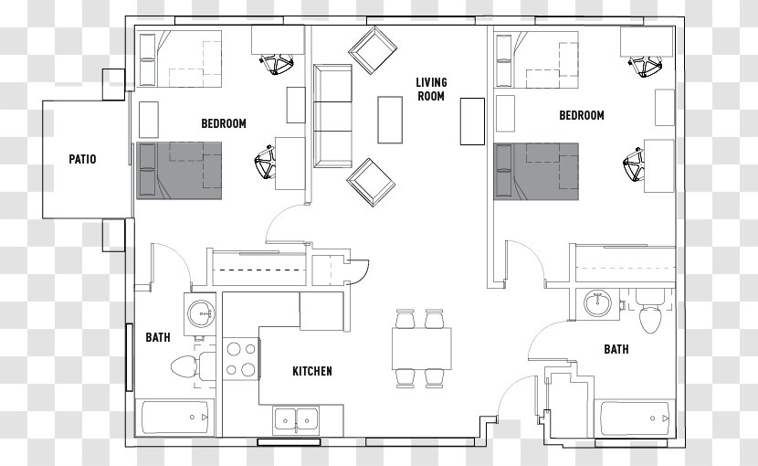 Aztec Corner Apartments Student House Room - Accommodation - Apartment Transparent PNG