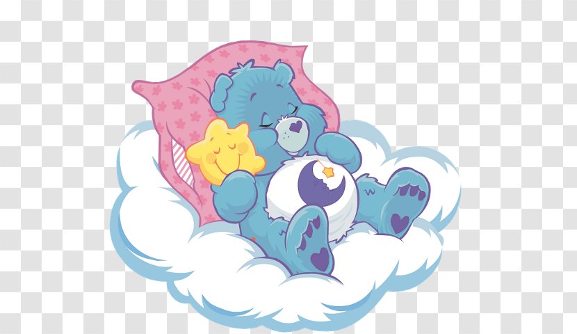 Bedtime Bear: Sweet Dreams Care Bears Share Bear Image - Cartoon Transparent PNG