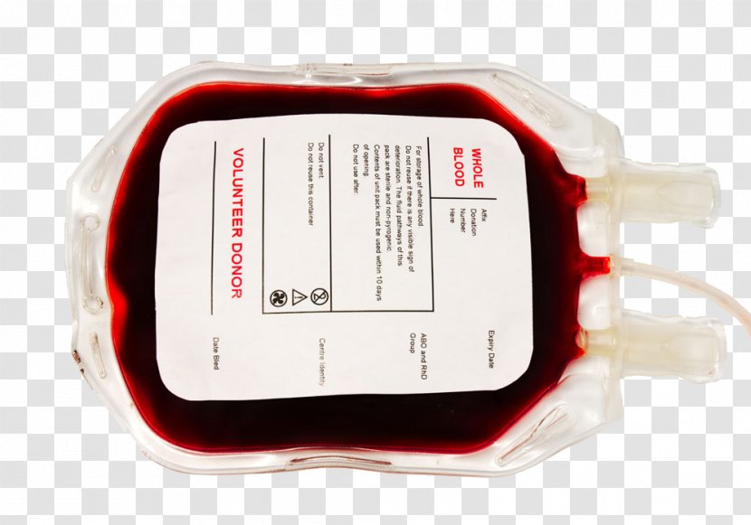 Blood Transfusion Substitute Bag Donation - Electronics - Filled With Transparent PNG