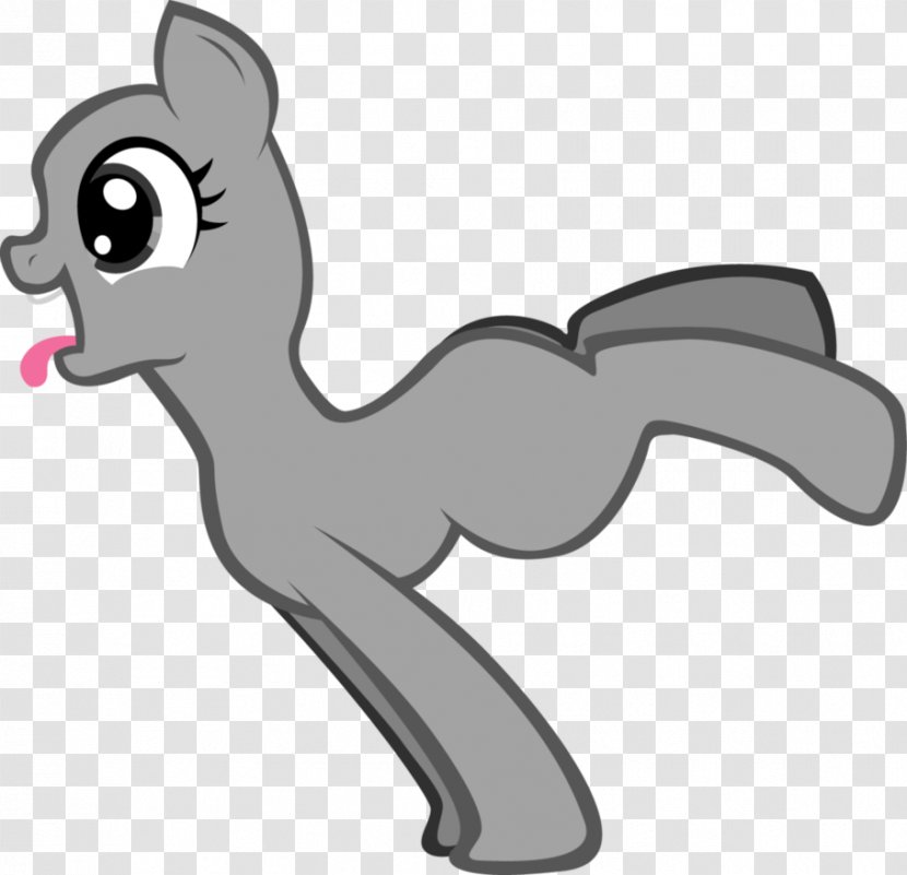 Pony Cat DeviantArt Mane - Silhouette Transparent PNG