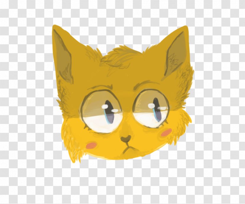 Whiskers Kitten Cartoon Snout - Eyewear Transparent PNG