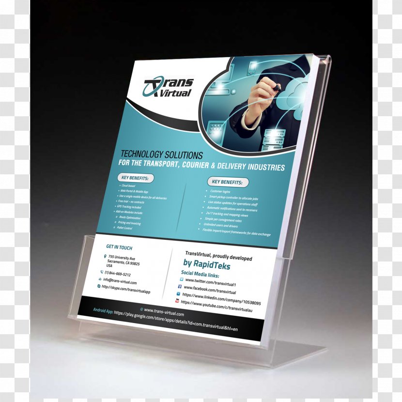 Display Advertising Brand - Multimedia - Modern Brochure Transparent PNG