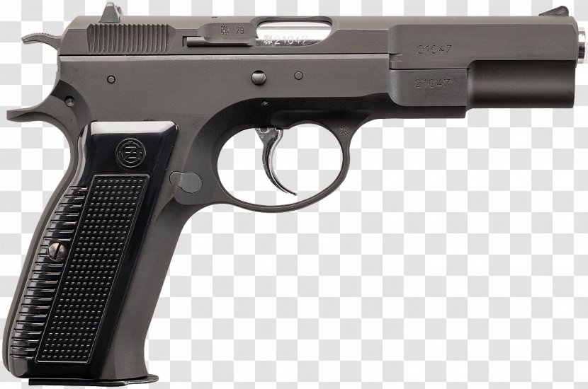 CZ 75 9×19mm Parabellum Pistol Firearm Trigger - Cz Pistols Transparent PNG