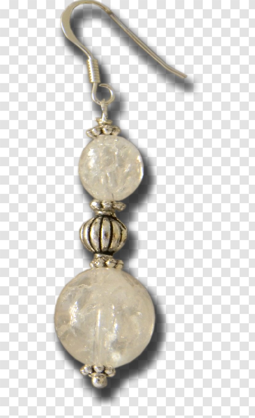 Locket Earring Body Jewellery Silver - Earrings Transparent PNG