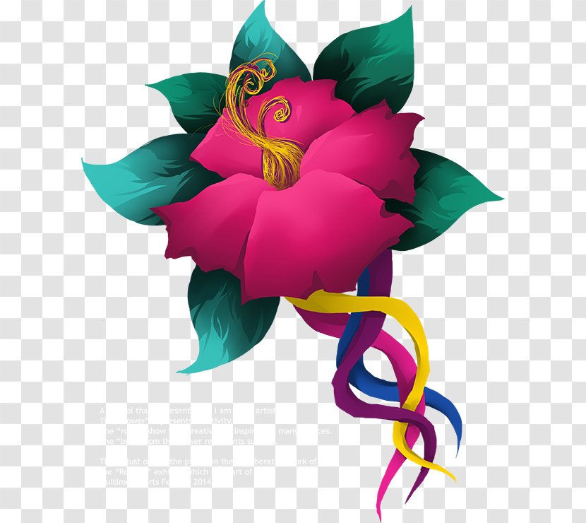 Cut Flowers Floral Design Rose Family Clip Art - Magenta Transparent PNG
