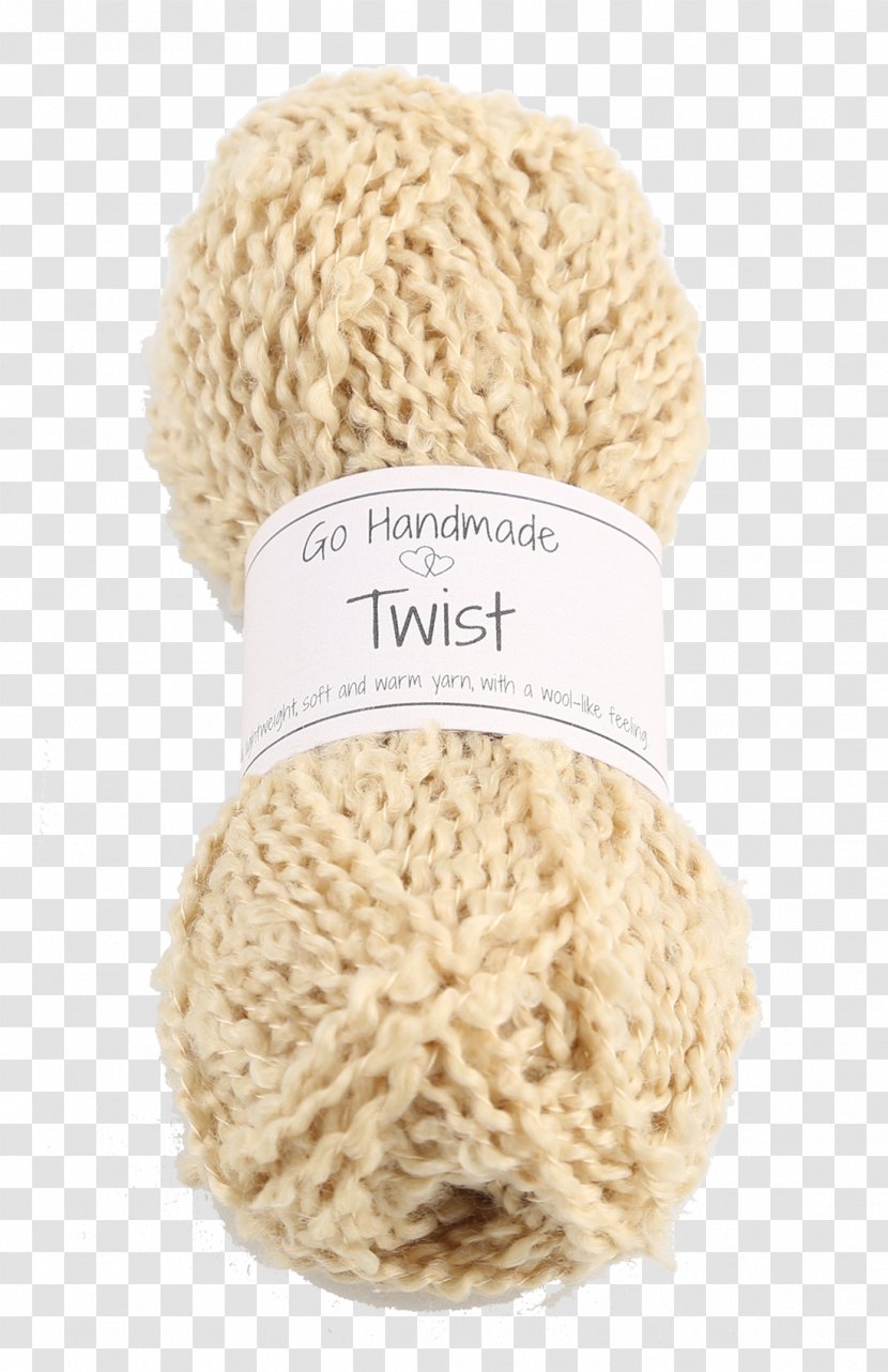Włóczka Wool Yarn Cotton Beige - Twist Transparent PNG