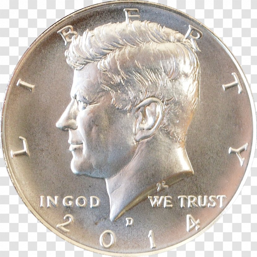 Coin Silver Medal - Money - Kennedy Half Dollar Transparent PNG