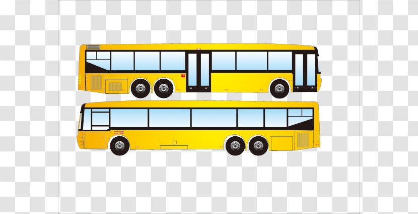 Bus Car Public Transport - Drawing - Floating Transparent PNG