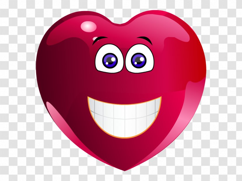 Smiley Emoticon Emoji Heart Clip Art - Cartoon - Arrival Clipart Transparent PNG