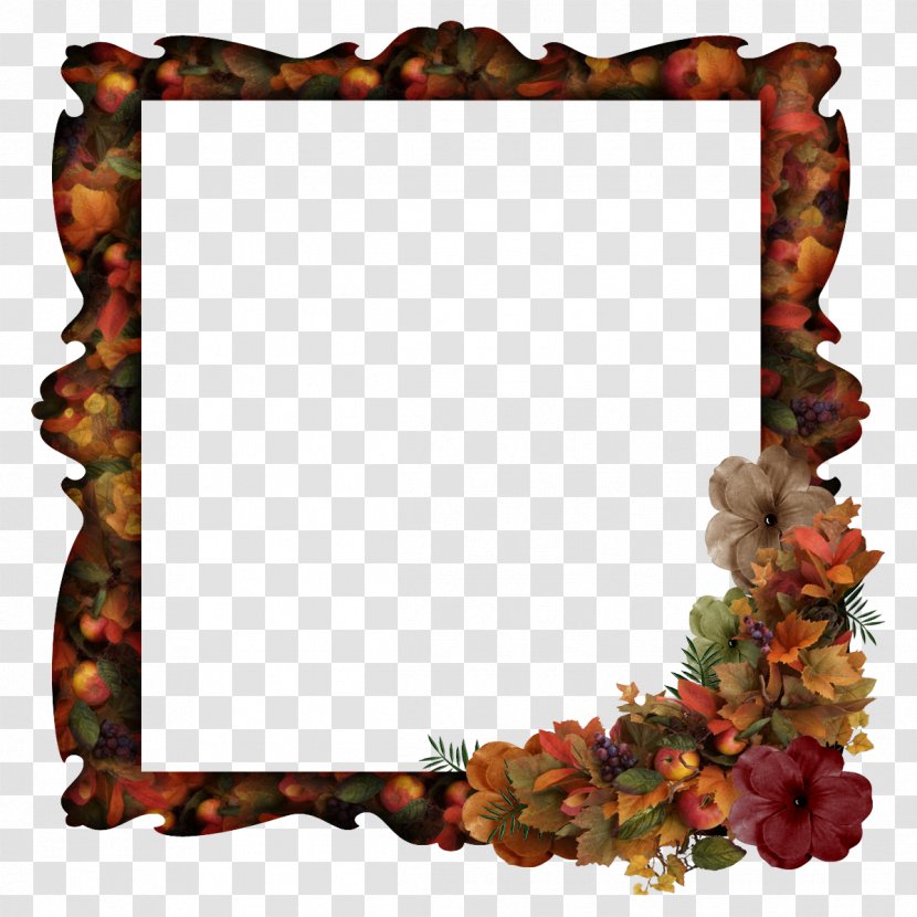 Picture Frames Autumn Scrapbooking Transparent PNG