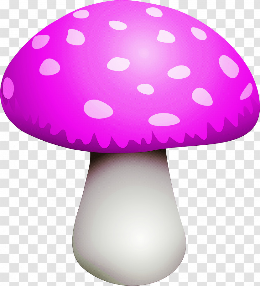 Violet Mushroom Purple Pink Pattern Transparent PNG