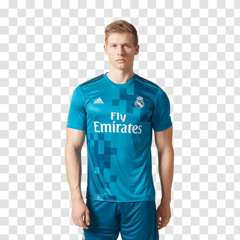 Real Madrid C.F. Tracksuit Third Jersey Adidas - Shirt - Bafa Nl Premiership 2017 Transparent PNG