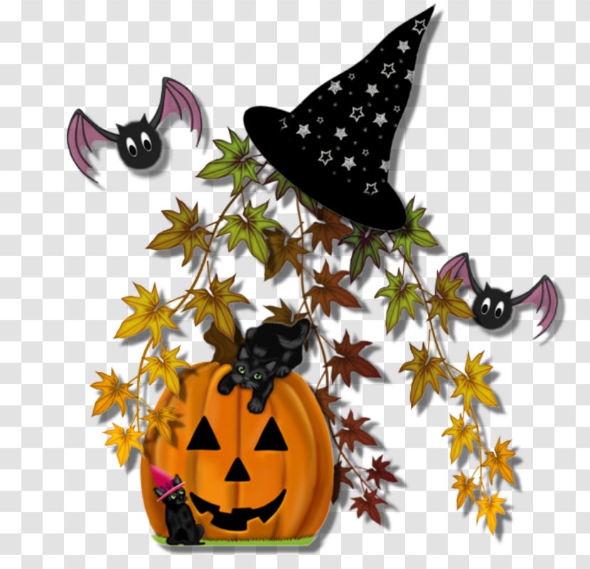 Halloween Clip Art Pumpkin GIF Image - Flower Transparent PNG