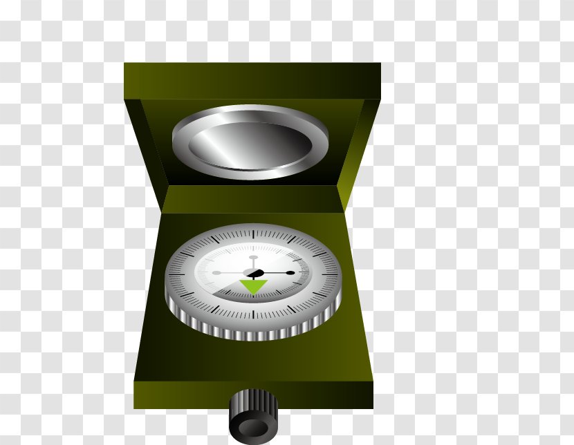 Euclidean Vector - Compass - Green Transparent PNG