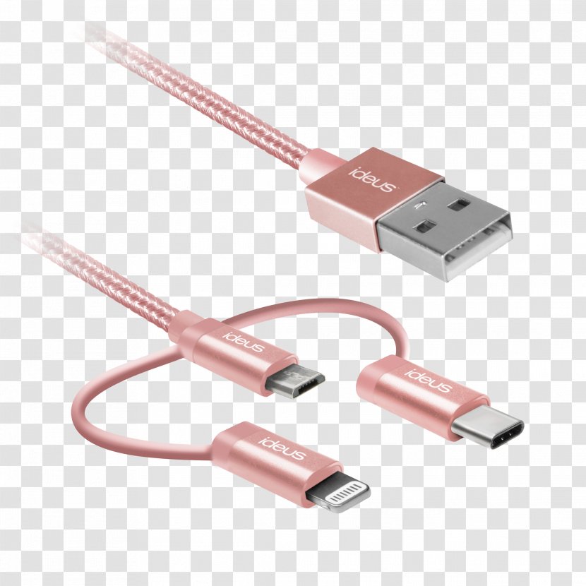 Electrical Cable Lightning Network Cables USB Silver - Iphone Transparent PNG