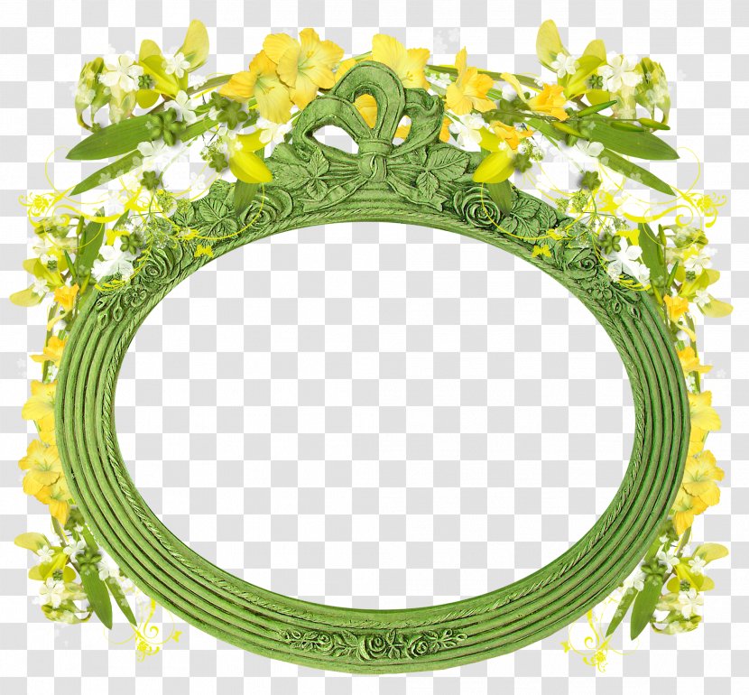 Picture Frames Clip Art - Raster Graphics - Green Frame Transparent PNG