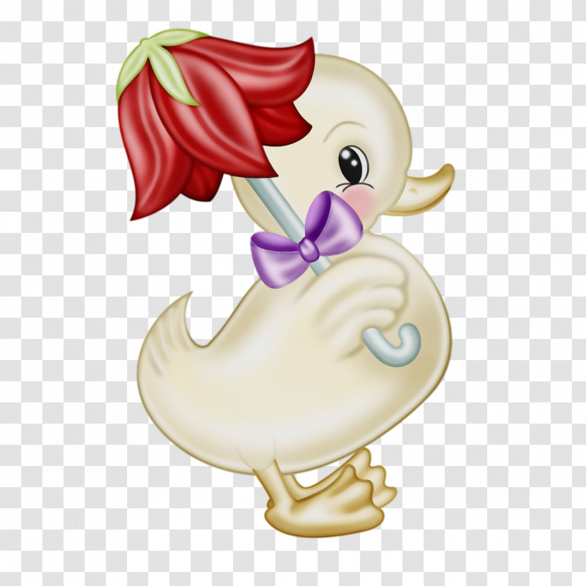 Cartoon Duck Bird Water Bird Livestock Transparent PNG