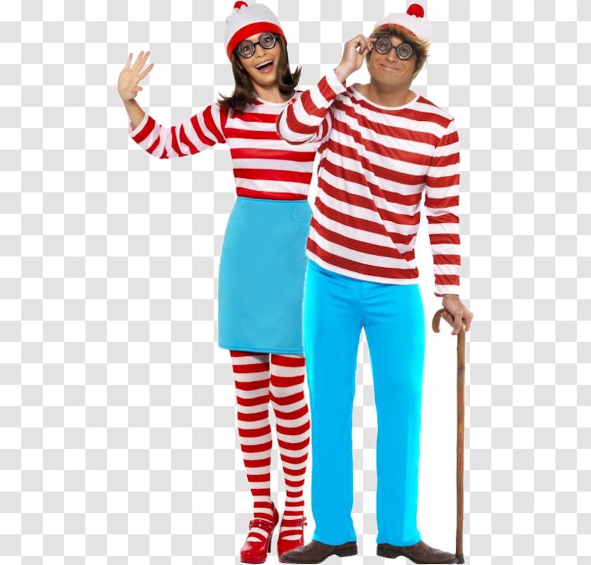 Where's Wally? Costume Party Clothing Couple - Hat Transparent PNG