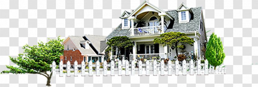 White Home Fence - Google Images - Building Transparent PNG