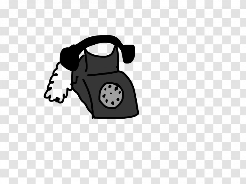 Telephone Handset Drawing - Public Domain - Hand-painted Transparent PNG