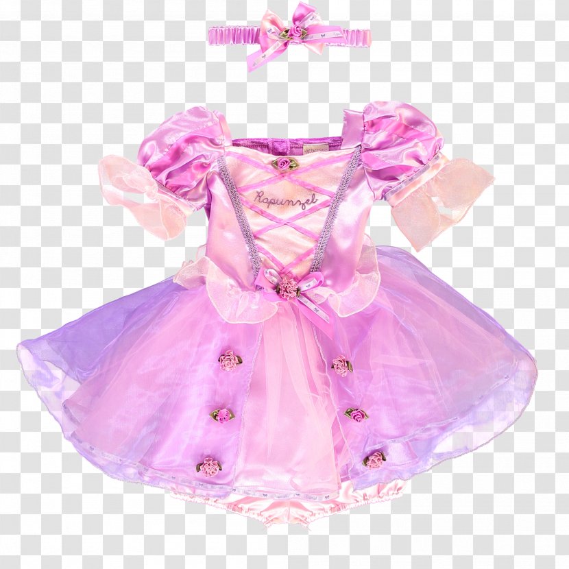Rapunzel Disney Princess Dress Costume Gown - Pink - Baby Transparent PNG