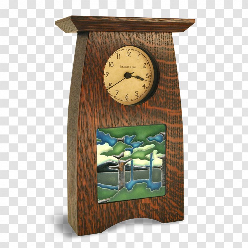 Arts And Crafts Movement Mantel Clock - Seth Thomas Transparent PNG