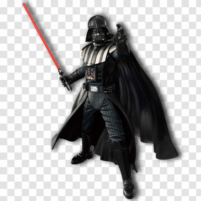 Anakin Skywalker Figurine Star Wars Model Figure Finn - Darth Vader Monochrome Transparent PNG