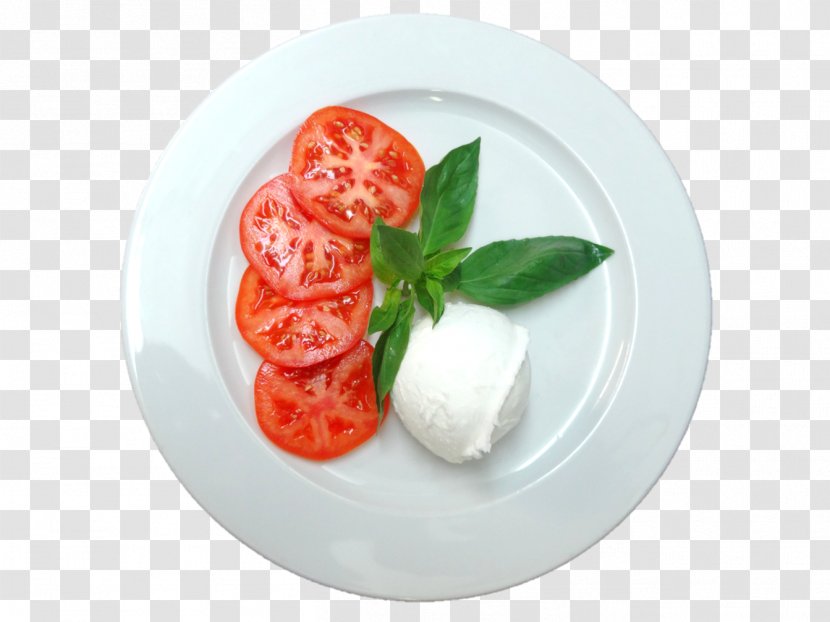 Tomato Recipe Dish Garnish Mozzarella Transparent PNG