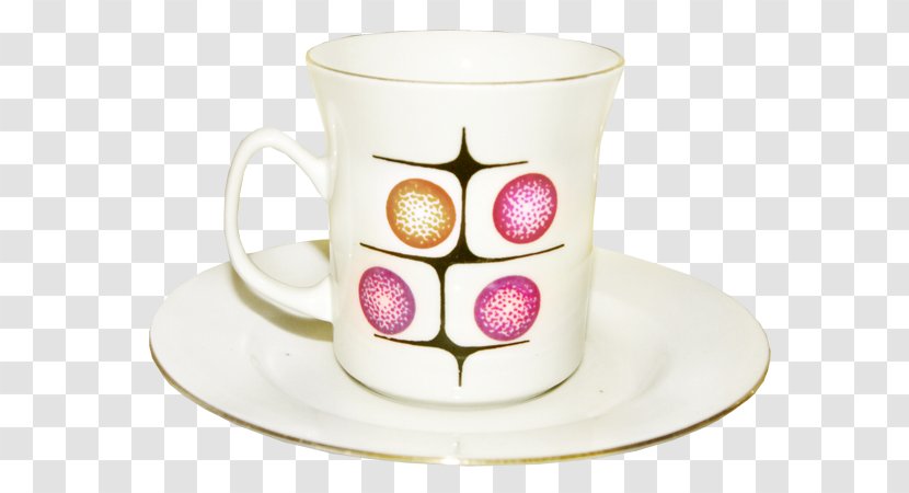Coffee Cup Teacup Saucer Mug - Drinkware Transparent PNG