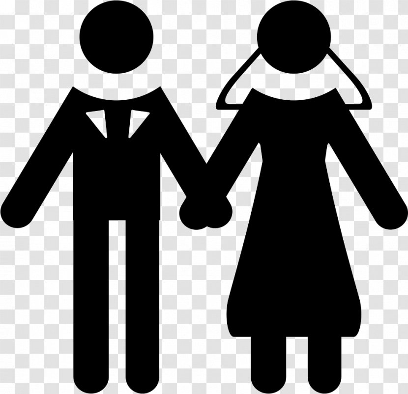 Clip Art Holding Hands Vector Graphics - Stick Figure - Wedding Icon Transparent PNG