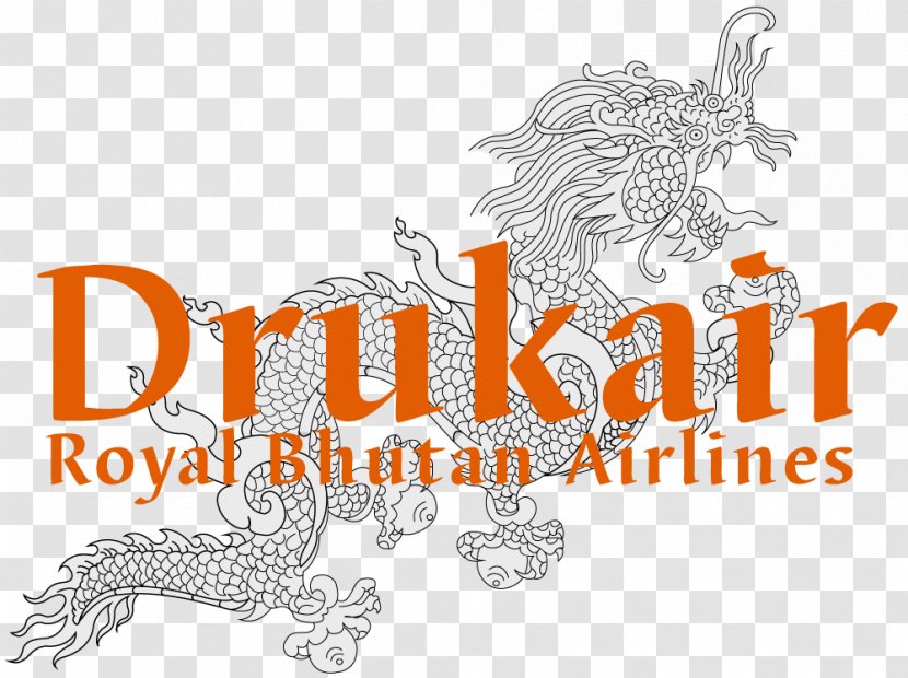 Druk Air Thimphu Paro Flight Bhutan Airlines - Logo - Travel Transparent PNG