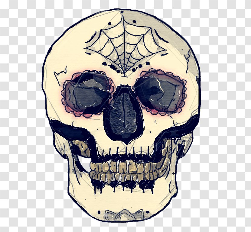 Bone Skull Face Head Jaw - Mouth - Fictional Character Transparent PNG