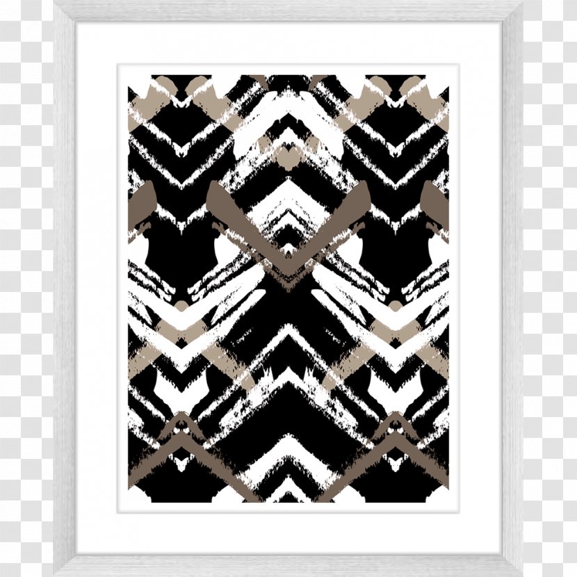 Picture Frames Shades Of Brown Blue Black Pattern - Symmetry - Abstract Poster Transparent PNG