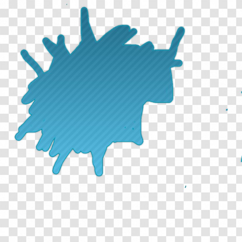 Drawing Stain Blue - Photography - Ink Drop Transparent PNG