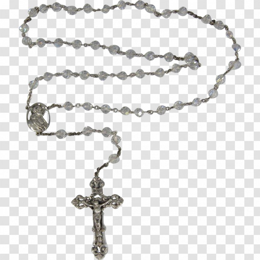 Rosary Crucifix Prayer Beads Christian Cross Jewellery - Italy Transparent PNG